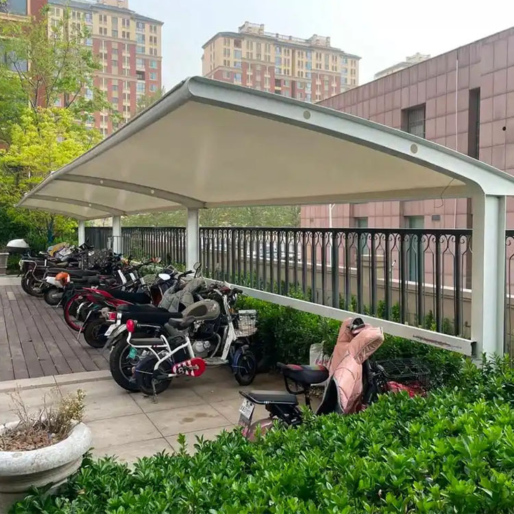 虞城县膜结构电动车棚